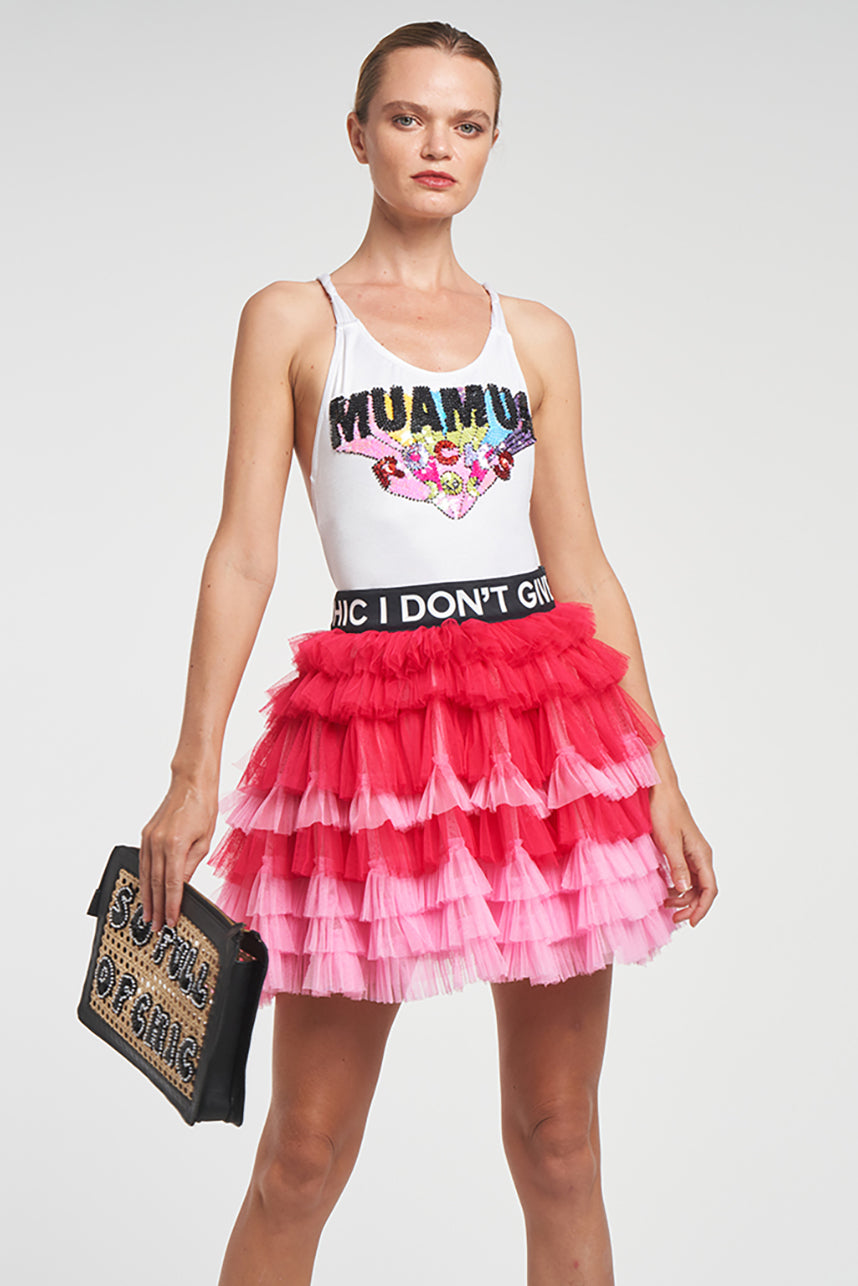 Tulle Ruffle Mini Skirt-Pre Order