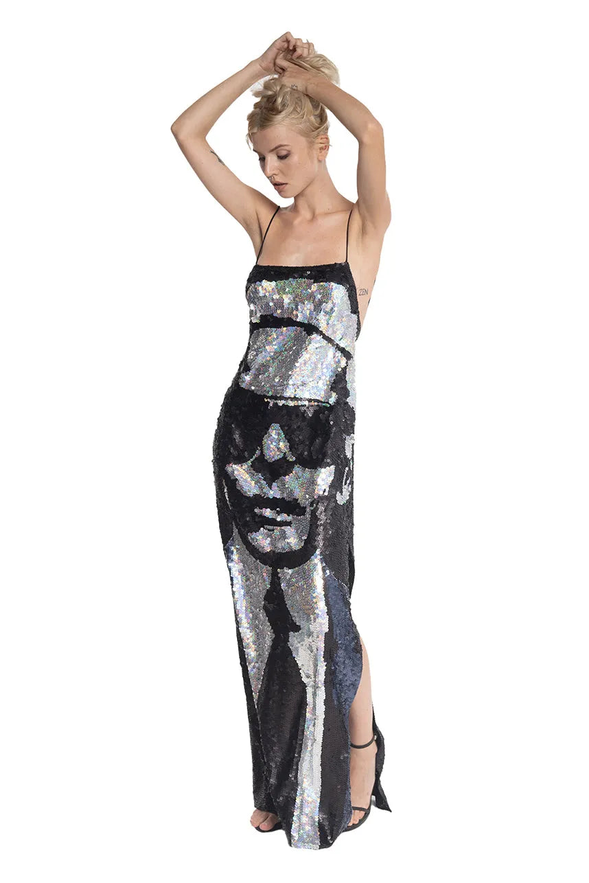 Karletto Sequin Long Singlet Dress