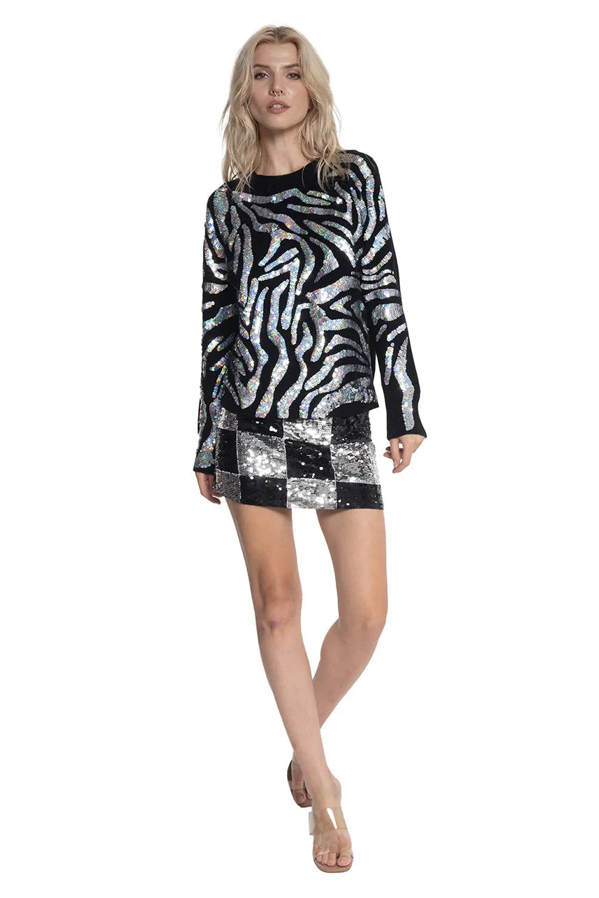 Zebra Wool Sweater