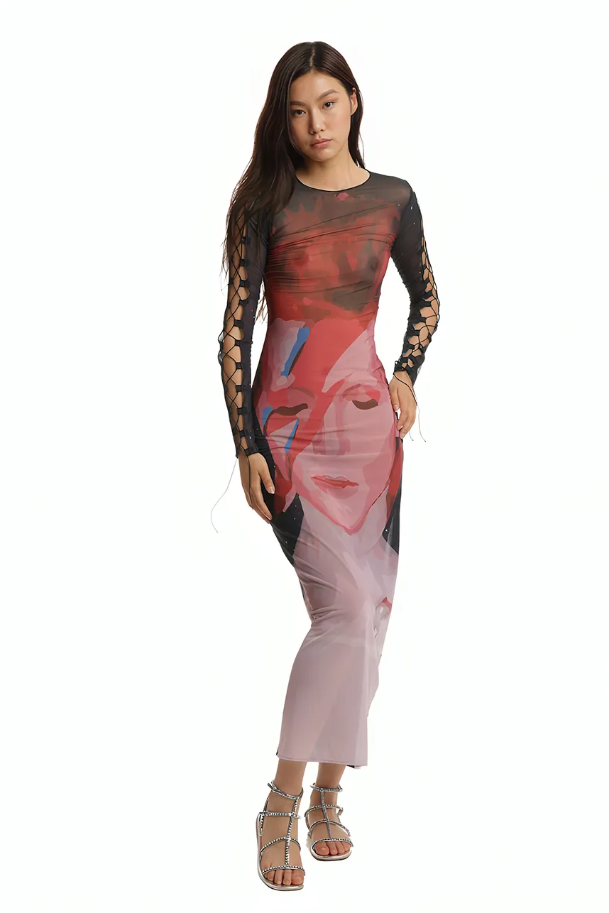 David Bowie Net Dress