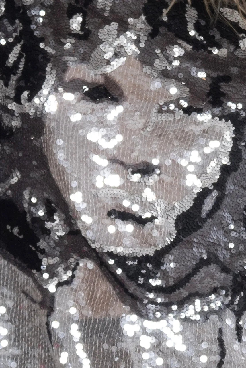 Jim Morrison Sequin Maxi Tee Dress