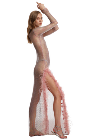 This Barbie is the Shit Crystal Long Dress