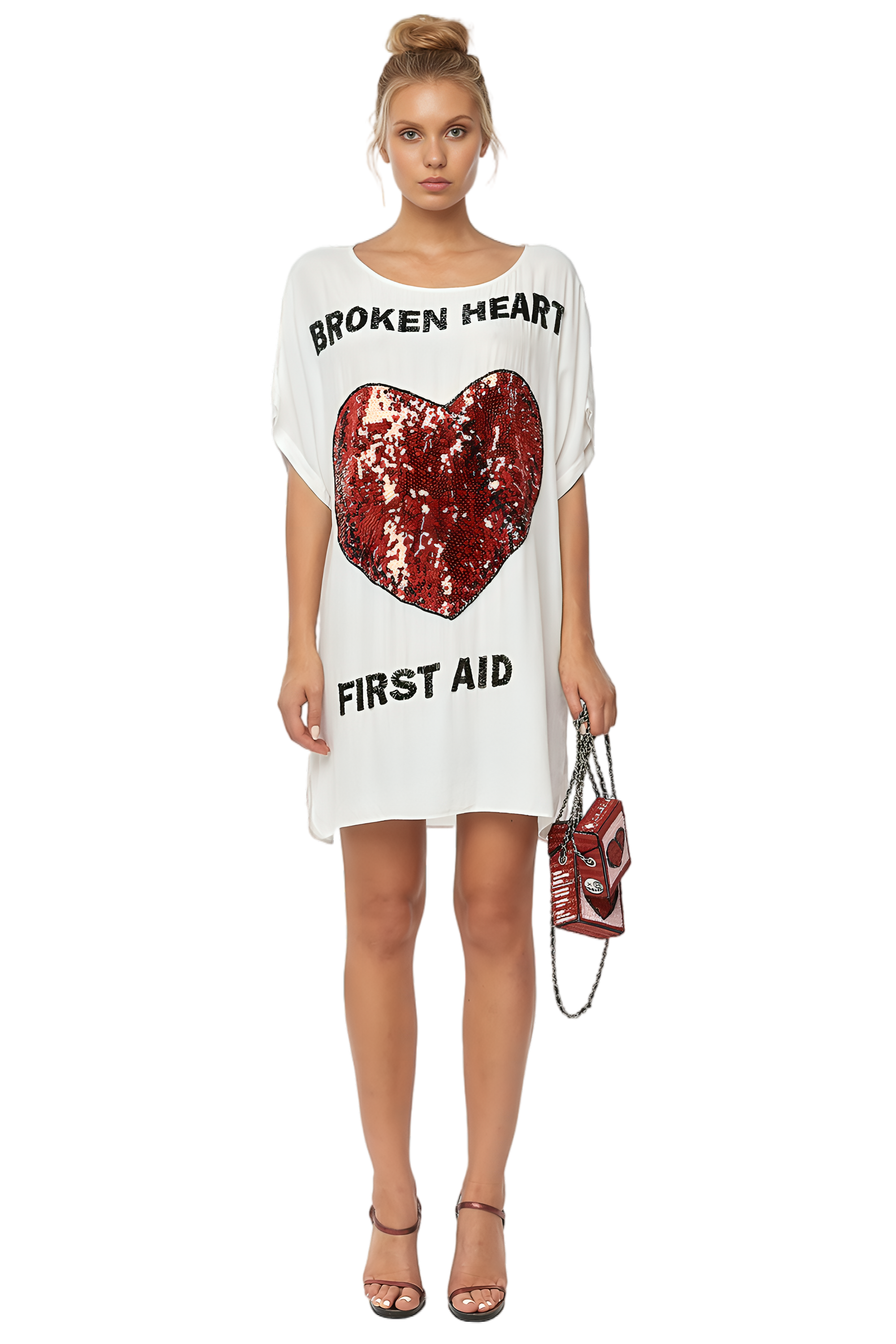 Broken Heart First Aid Short Kaftan