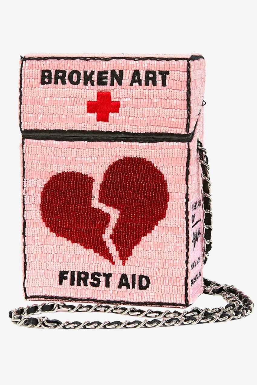 Broken Heart First Aid Big Box Crossbody Bag