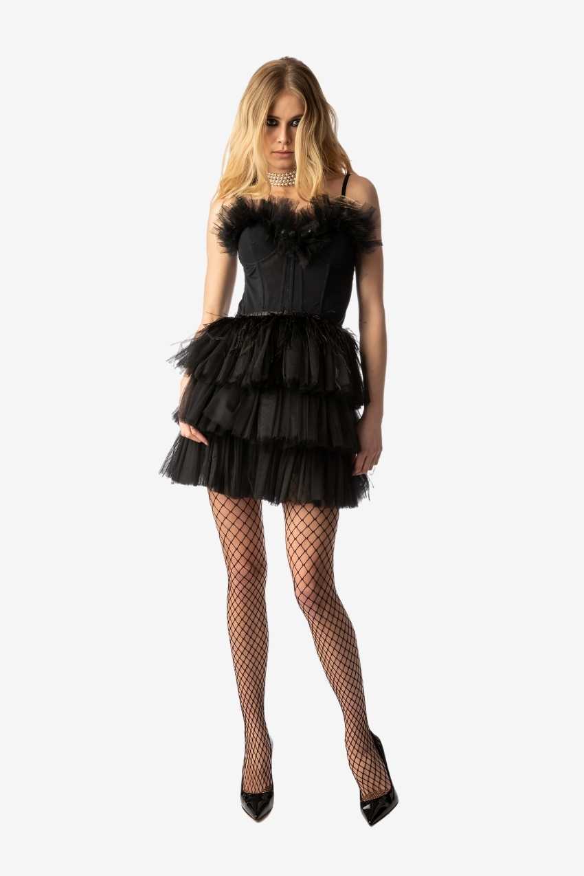 Bustier Mini Tulle Dress