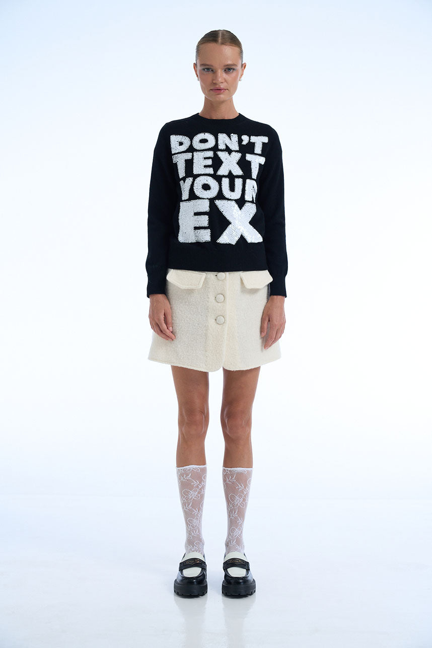Don&#39;t Text Your Ex Cashmere Jumper