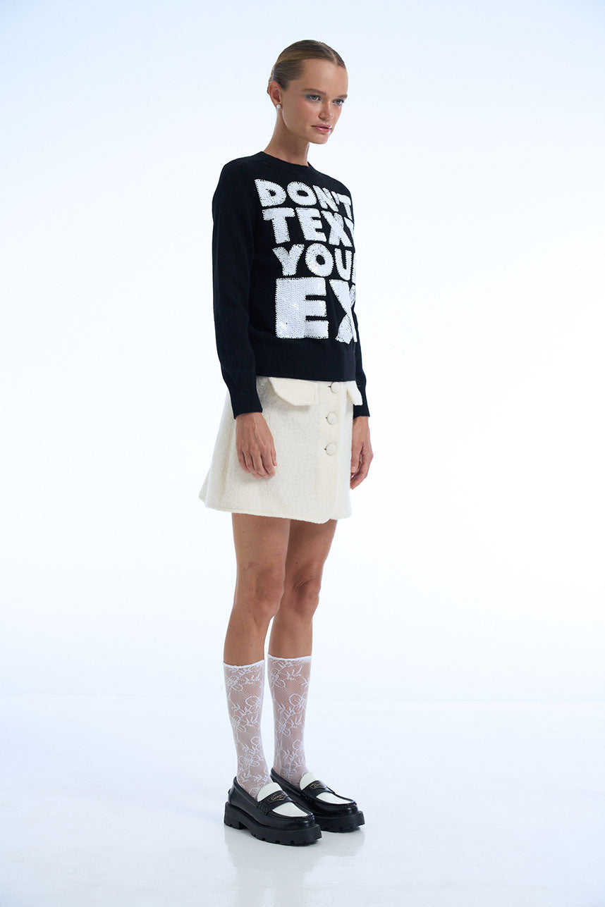 Don't Text Your Ex Cashmere Jumper