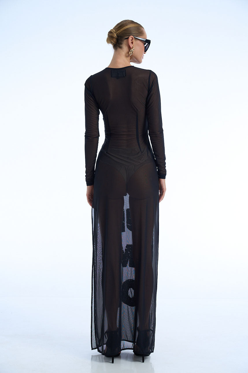 Being Me Is A Full Time Job Net Long Dress