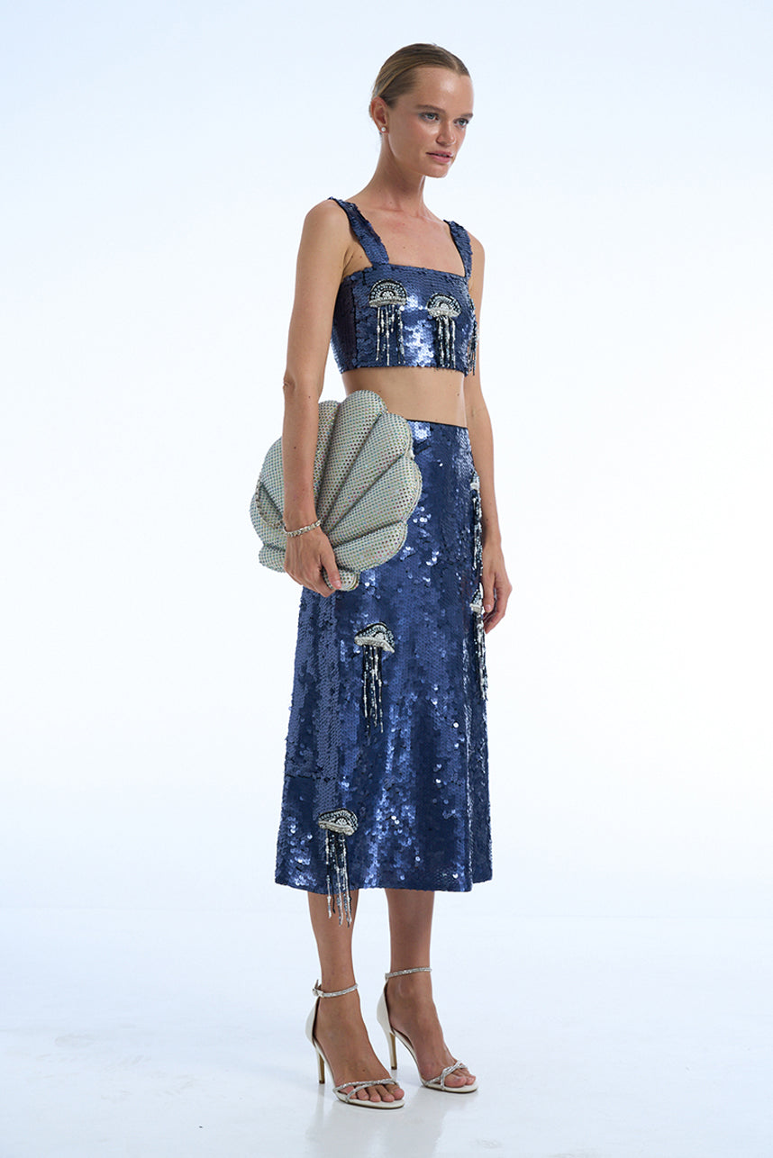 SEQUIN JELLYFISH TOP