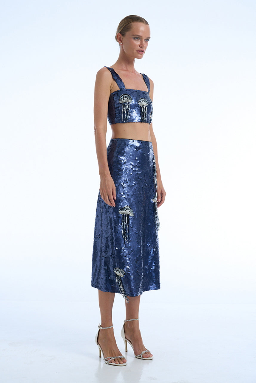 SEQUIN JELLYFISH SKIRT