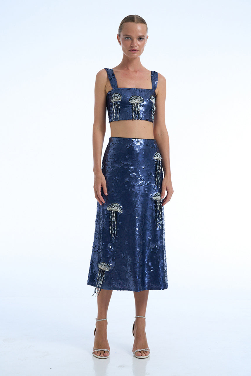 SEQUIN JELLYFISH SKIRT