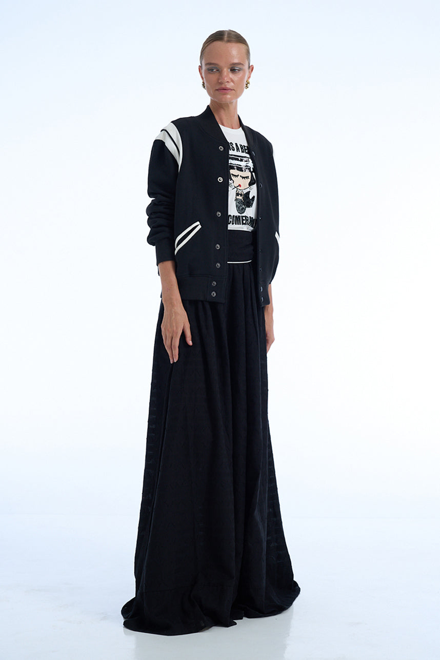 COTTON HENIE LONG SKIRT