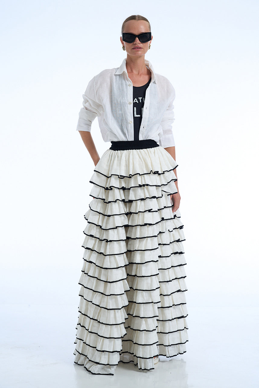 VACATION HELPS COCO MERMAID LINEN SHIRT