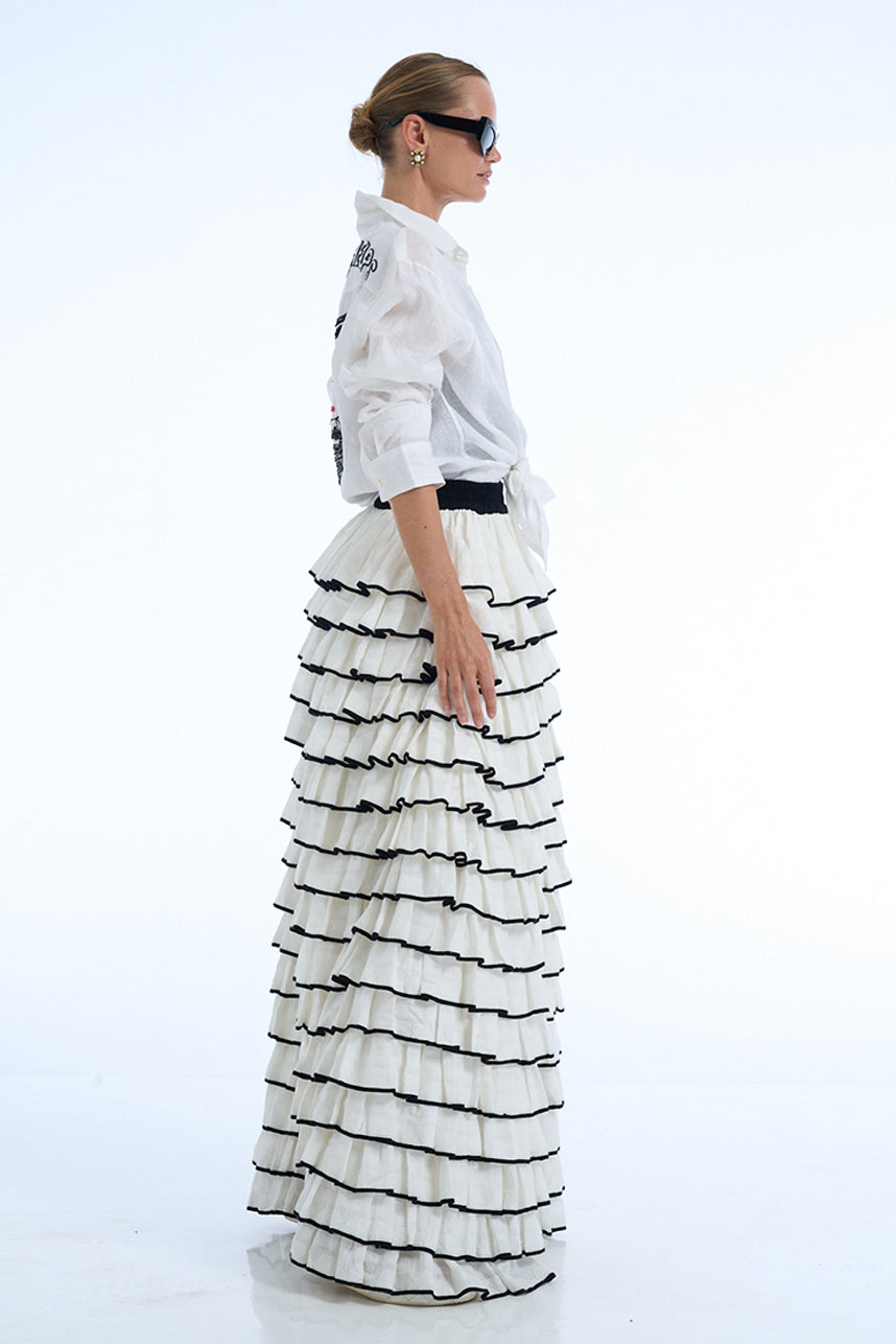 VACATION HELPS COCO MERMAID LINEN SHIRT