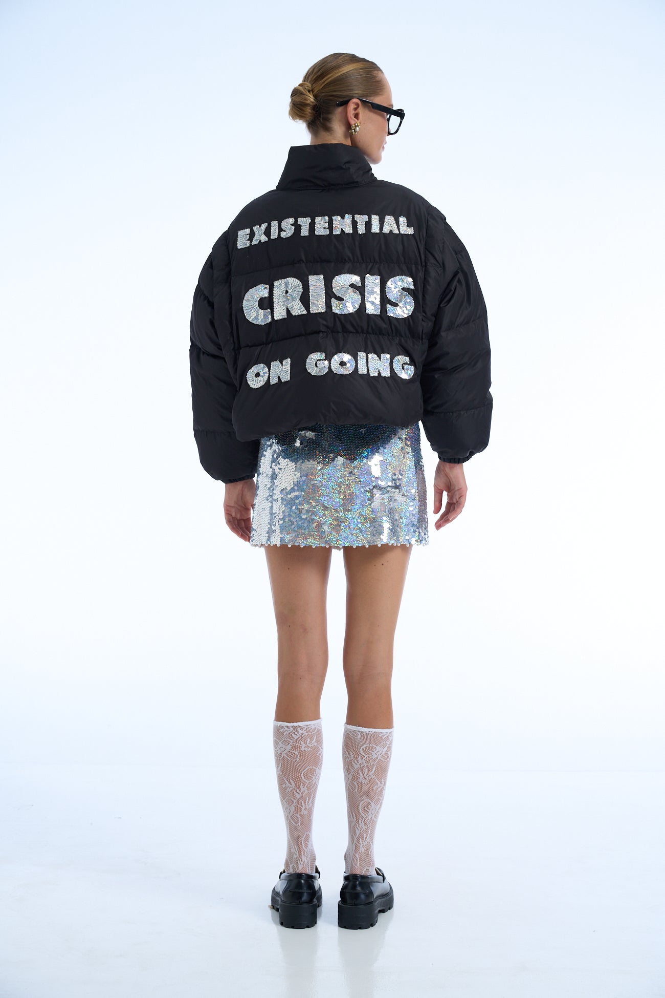 Existential Crisis On Going Cropped Duvet Jacket