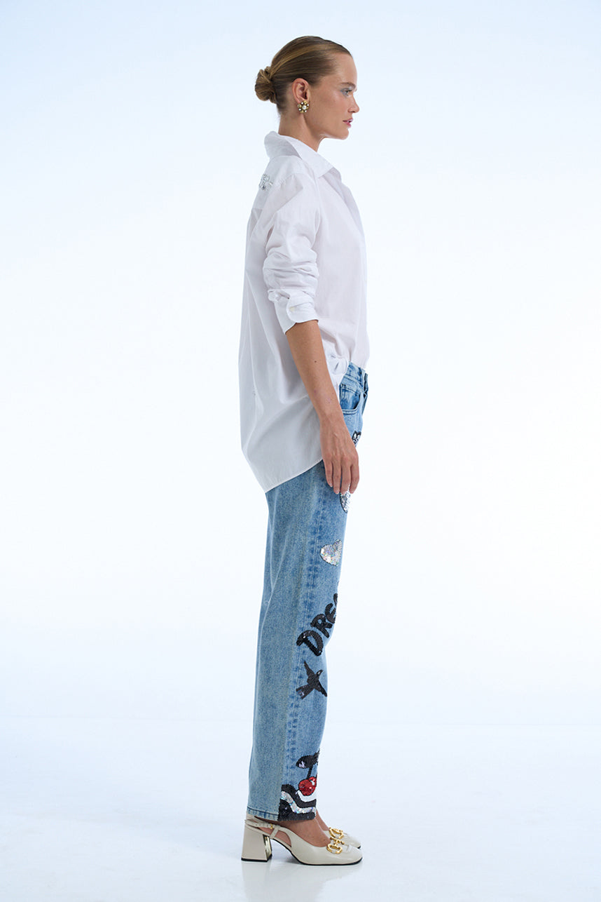 FULL OF CHIC WHITE SHIRT