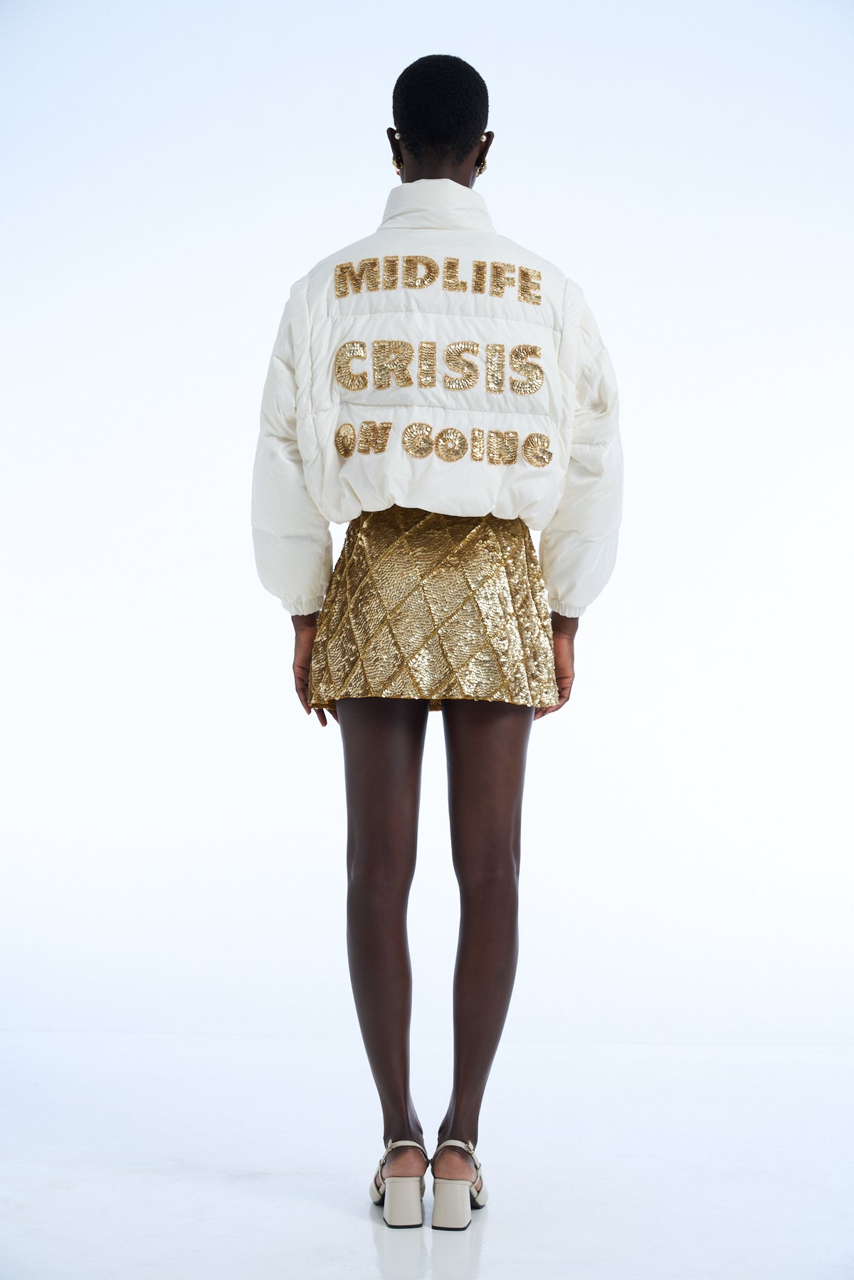 Midlife Crisis On going Cropped Duvet Jacket