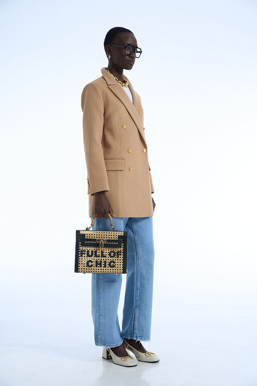 Existential Crisis Camel Wool Blazer