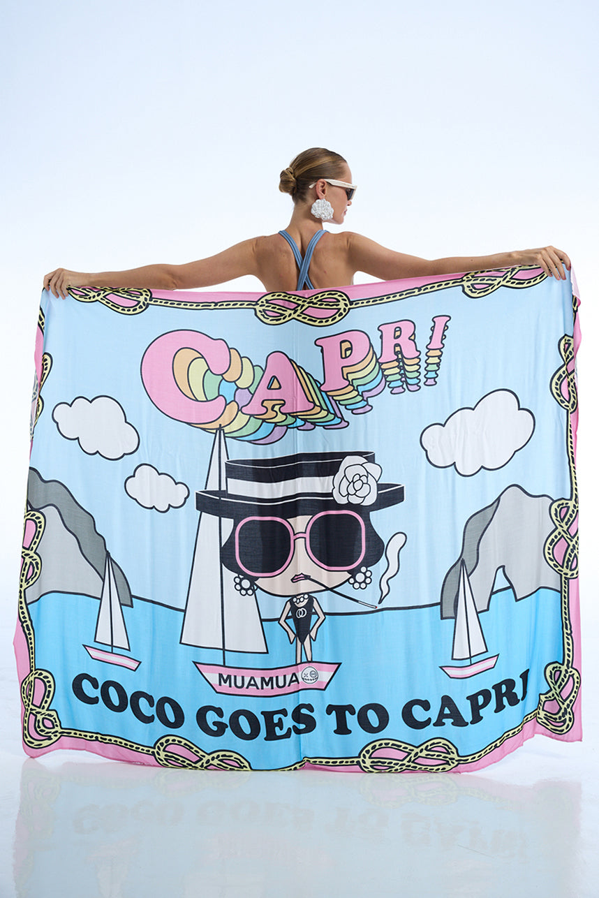 COCO CAPRI RAYON SATIN BATISTE SARONG