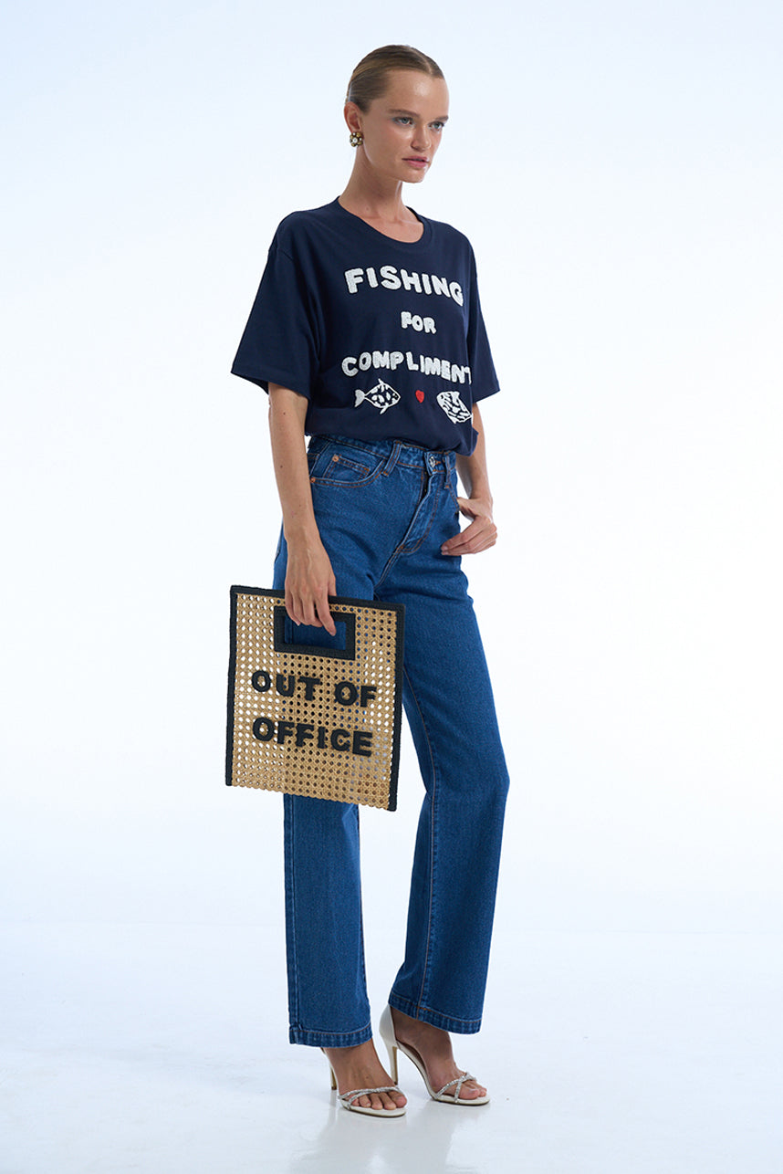 FISHING FOR COMPLIMENTS T-SHIRT