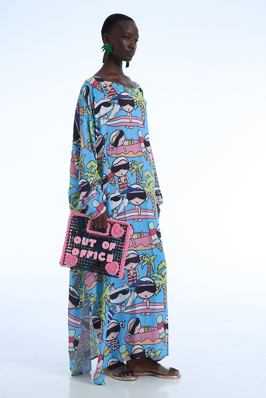 KARLETTO SURF LONG SLEEVE KAFTAN