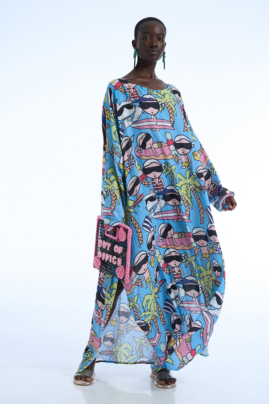 KARLETTO SURF LONG SLEEVE KAFTAN