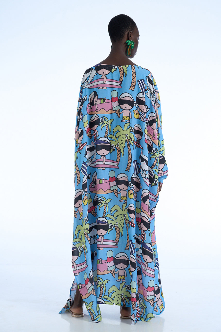 KARLETTO SURF LONG SLEEVE KAFTAN