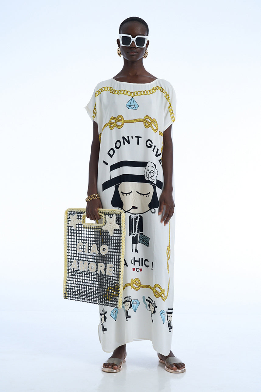 I DON’T GIVE A CHIC KAFTAN TUNIC