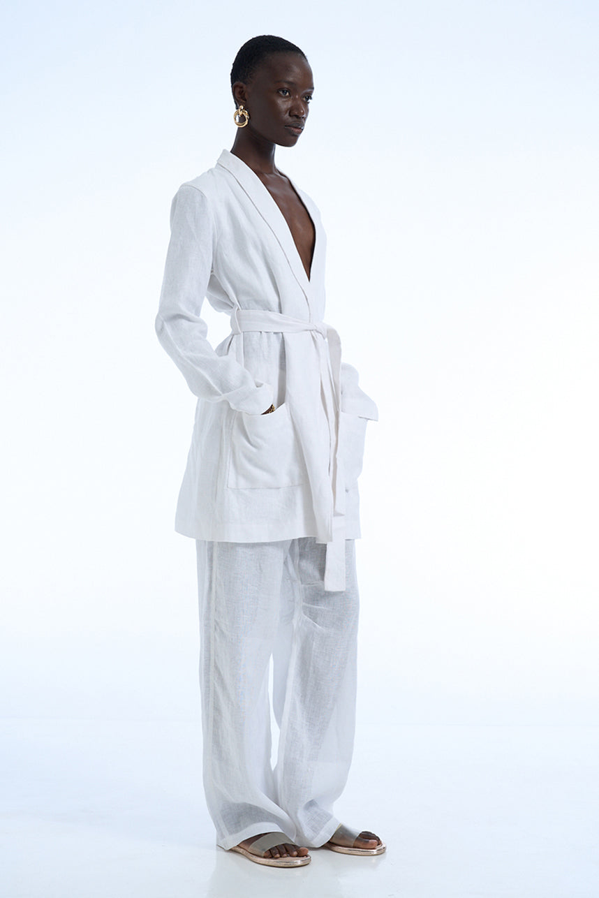 MEDITERRANEO LINEN PANTSUIT
