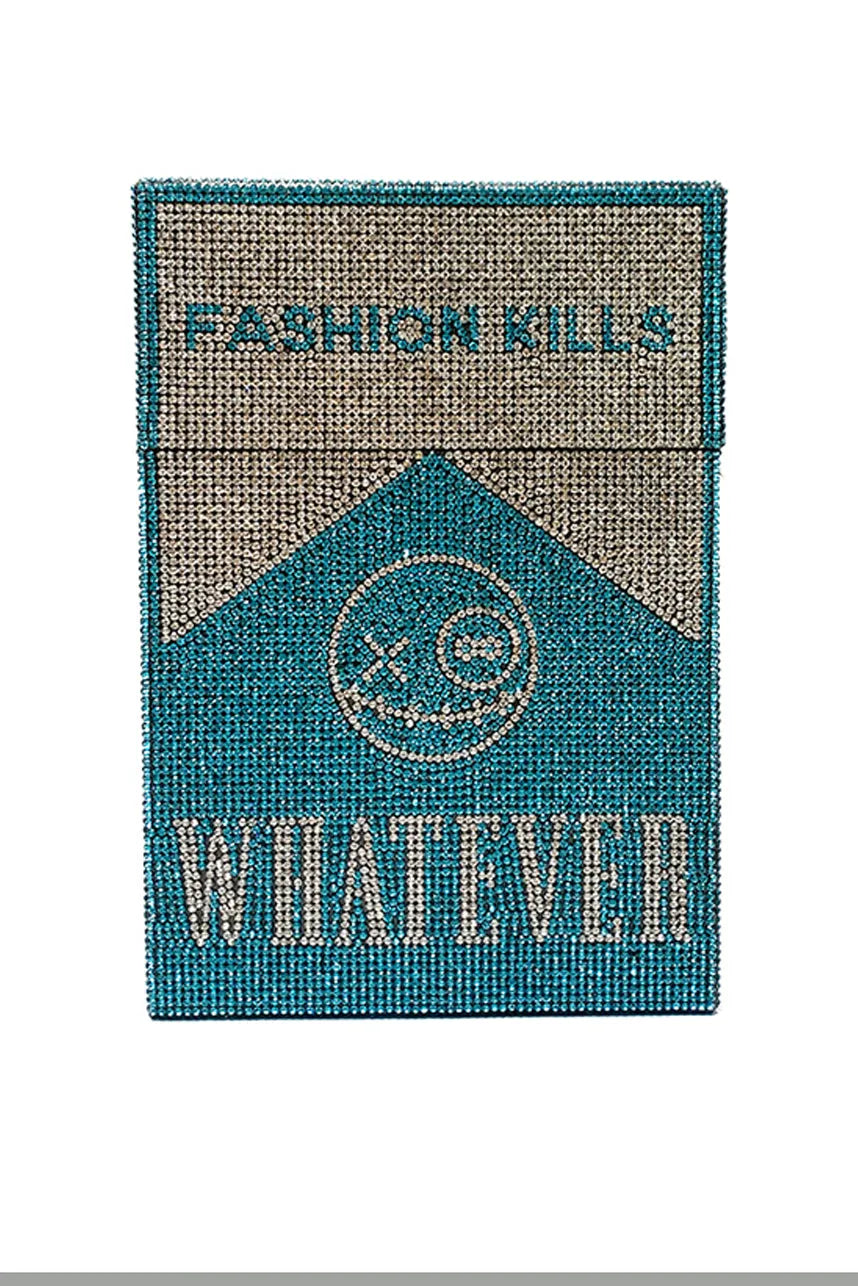 Whatever Crystal Big Box Shoulder Bag