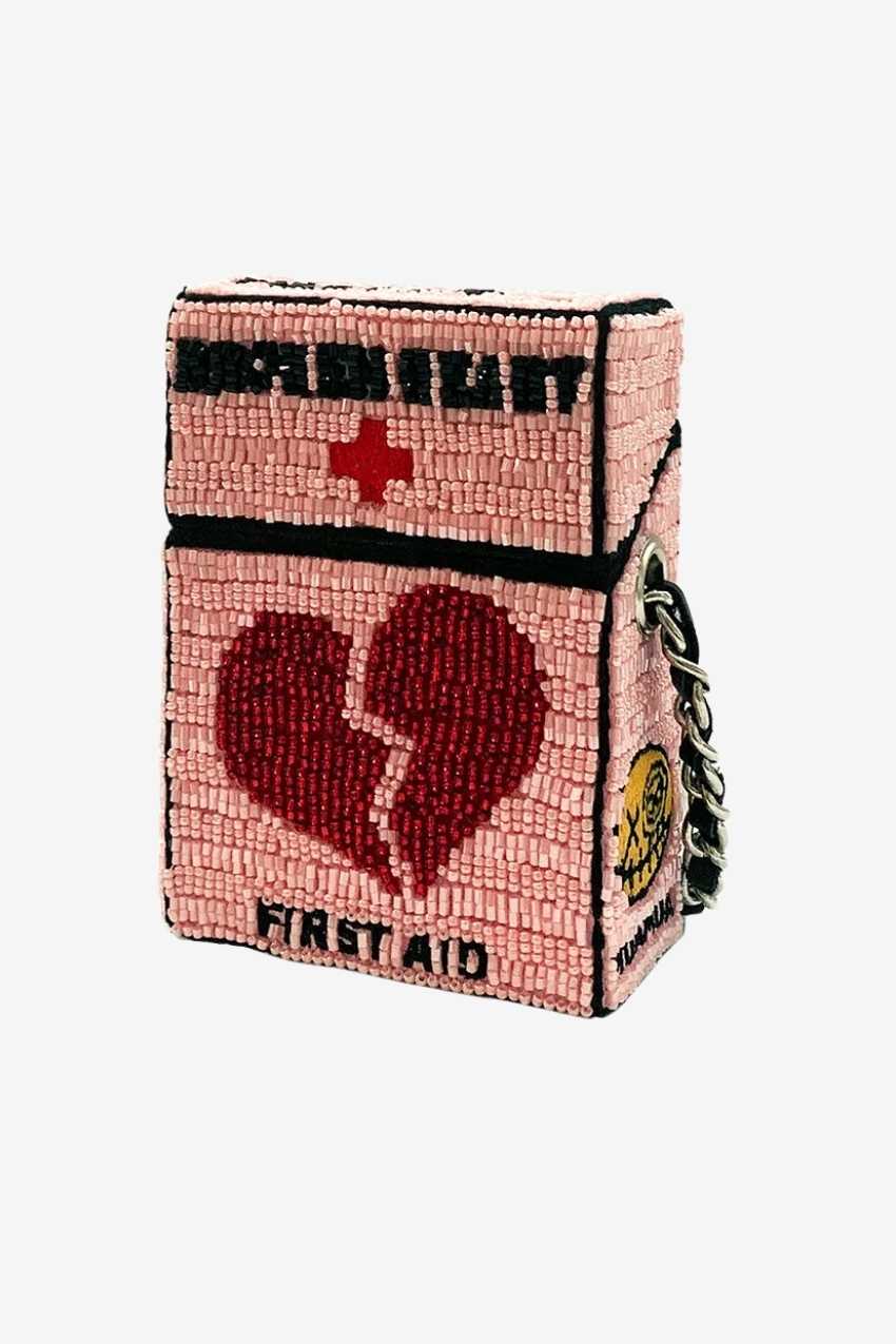 Mini Box Crossbody Bag " Broken Heart First Aid "
