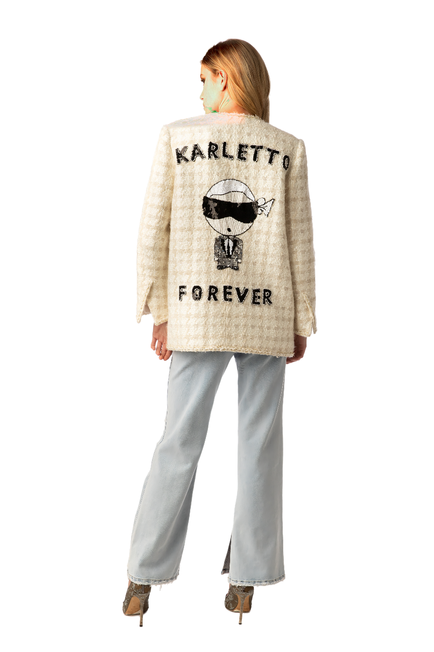 Karletto Forever Tweed Blazer