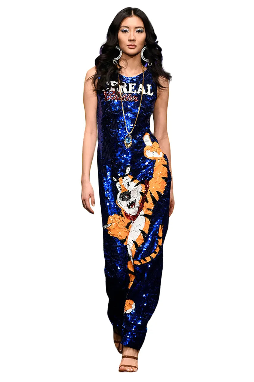 Cereal Chiller Sequin Long Dress