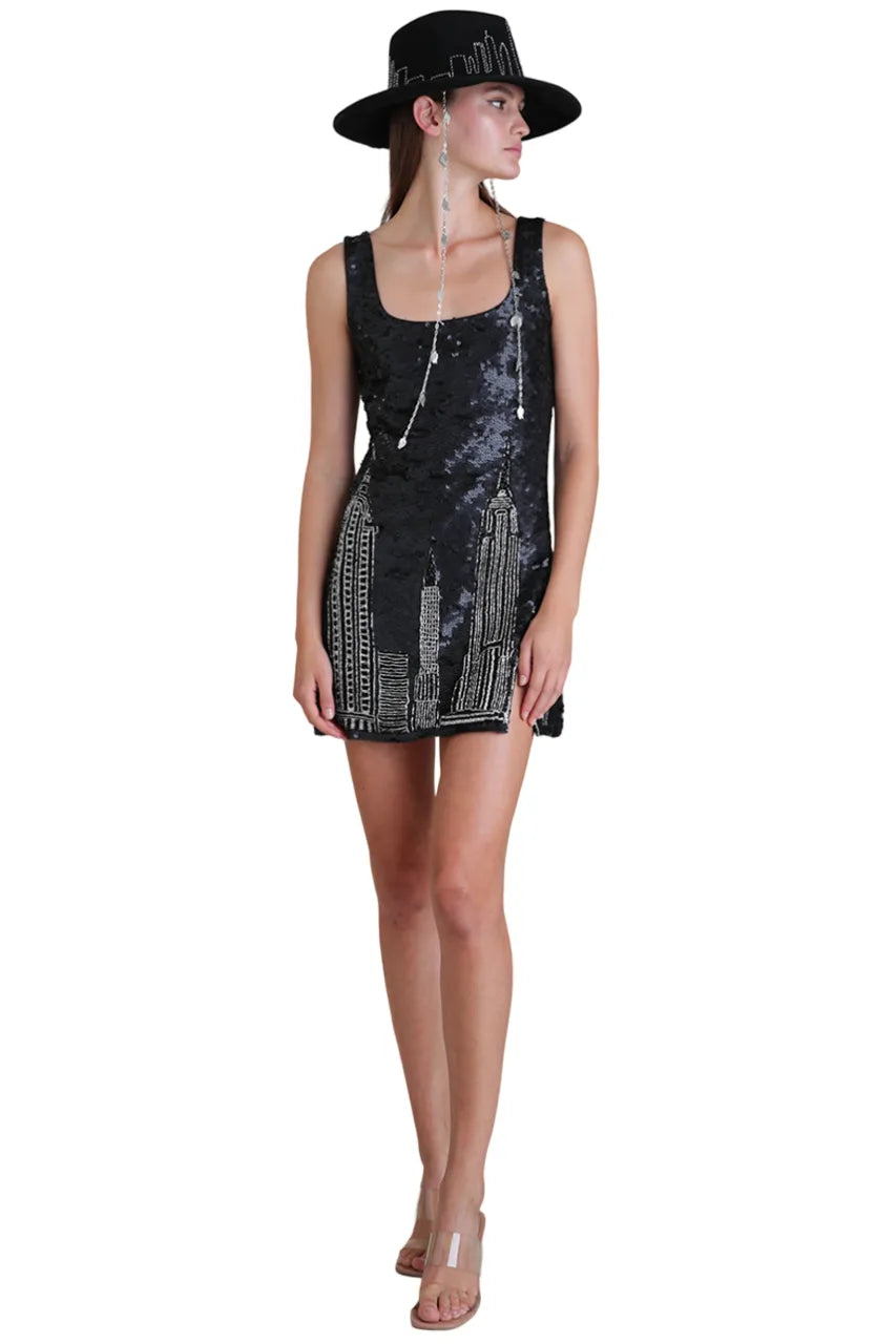 New York Sequin Singlet Dress