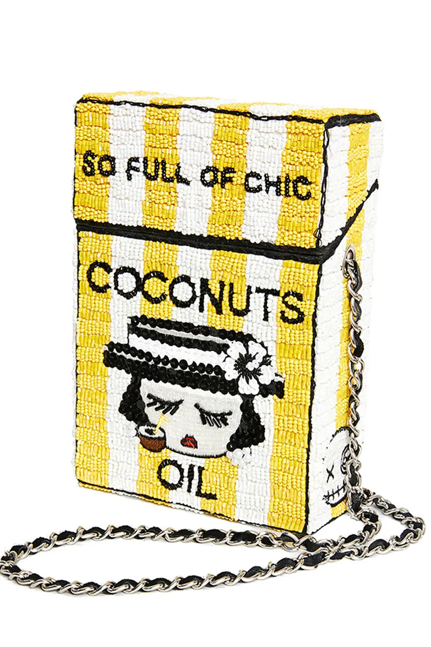 So Full Of Chic Coconut Oil Medium Box Crossbody Bag