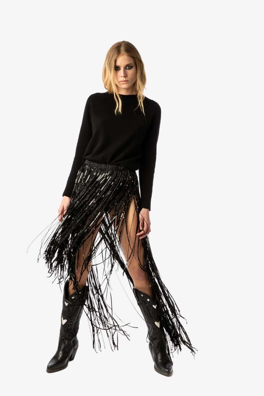 Sequin Tassel Culotte