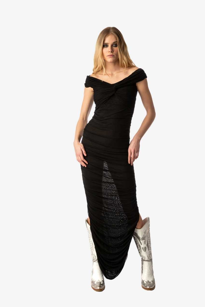 Sol Long Net Dress