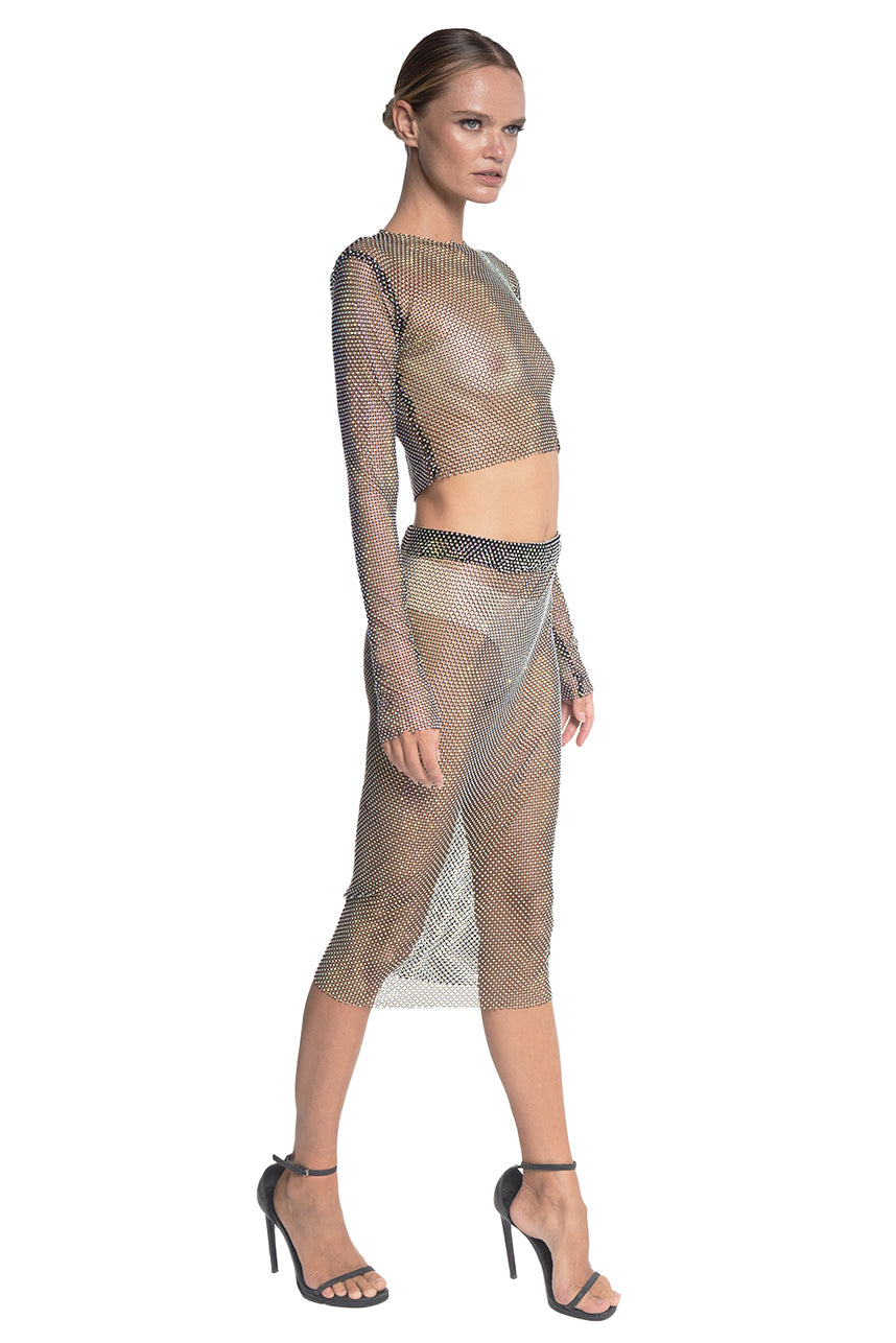 Crystal Net Skirt-Pre Order