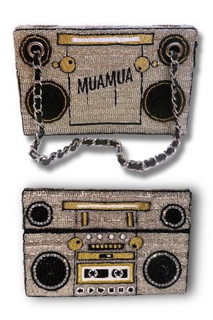 Beaded Boombox Clutch - Pre Order