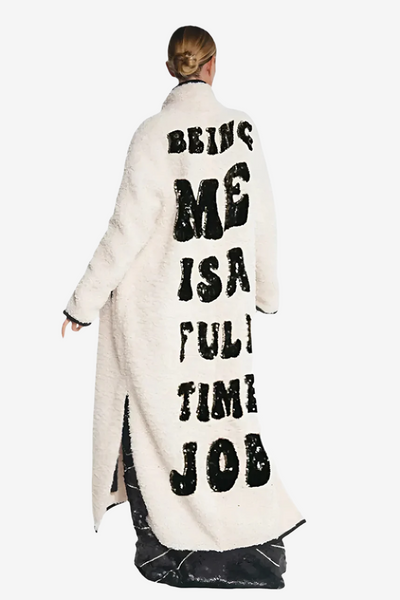 ⚫︎ AP STUDIO Over Sized LAMB Coat ⚫︎ Lune Lamb Fur Coat by Acne Studios- La Garçonne
