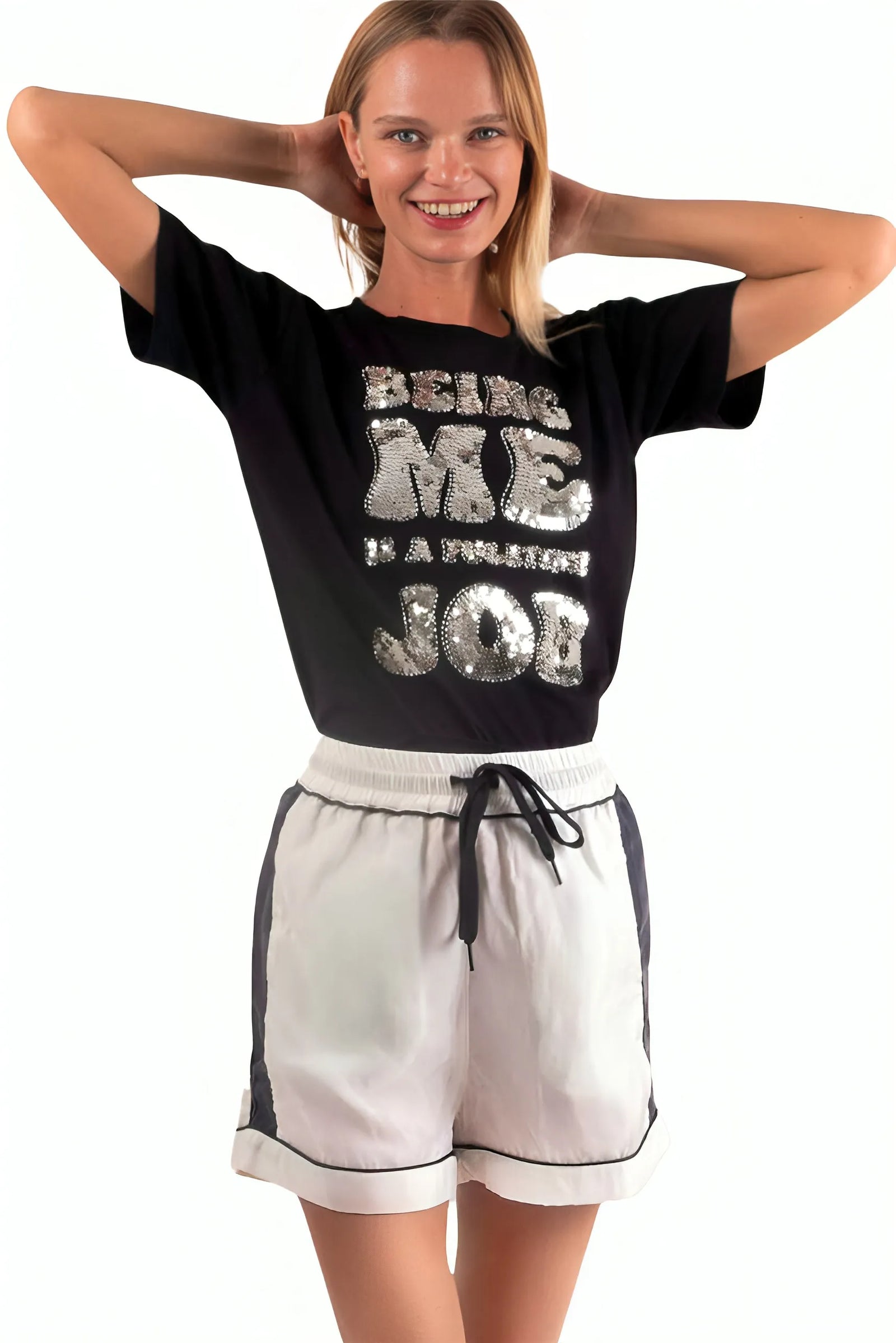 Being Me Is A Full Time Job Black T-Shirt