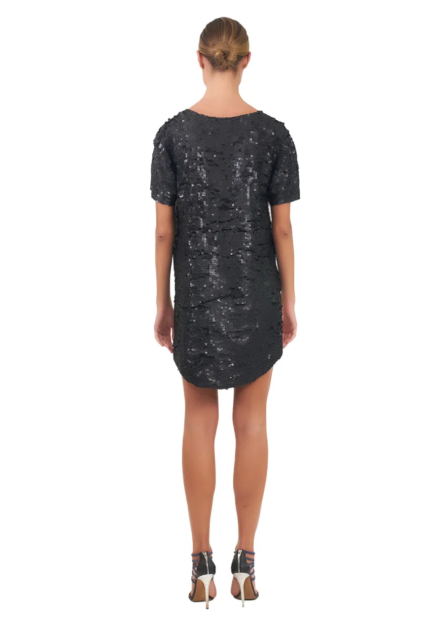 sequin tee dress Free People T-Shirt Finish/Texture Game Day Sequin Repeat T-Shirt