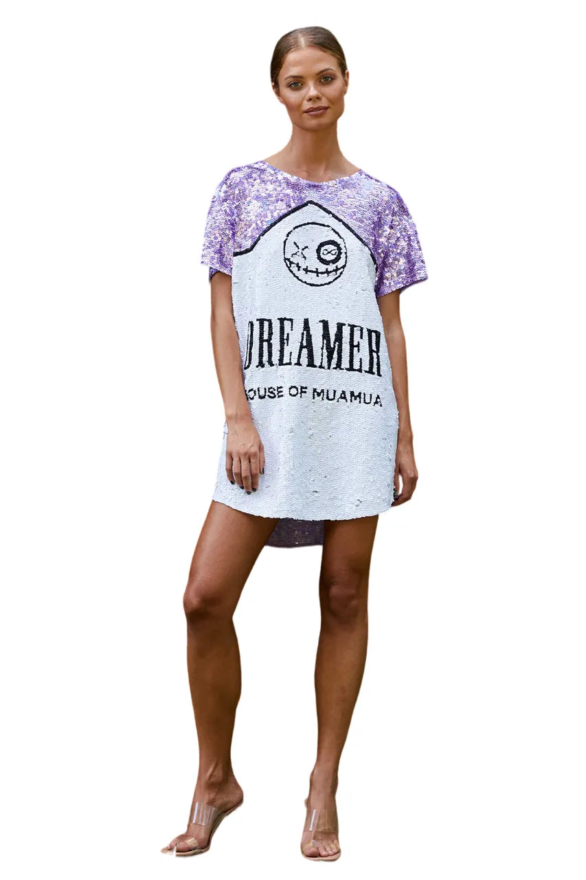 Dreamer Sequin Maxi Tee Dress