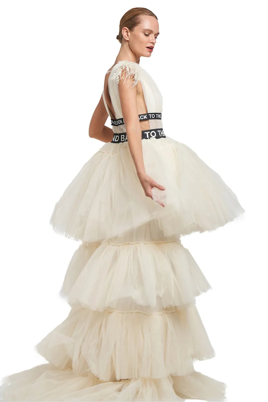 High Low Tulle Dress " To The Moon And Back "