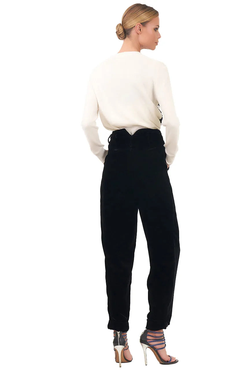 Sequin Embroidered Houndstooth Cashmere Jumper