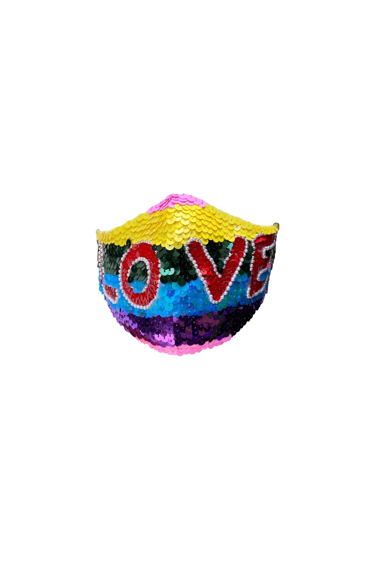 Love Is Love Sequin Mask - House of Mua Mua