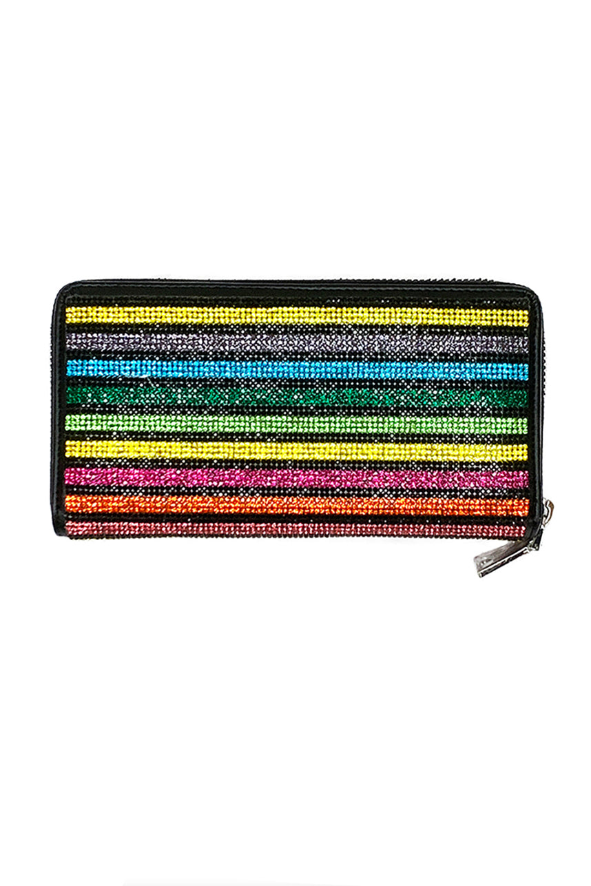 Don t Kill My Vibe Rhinestone Wallet