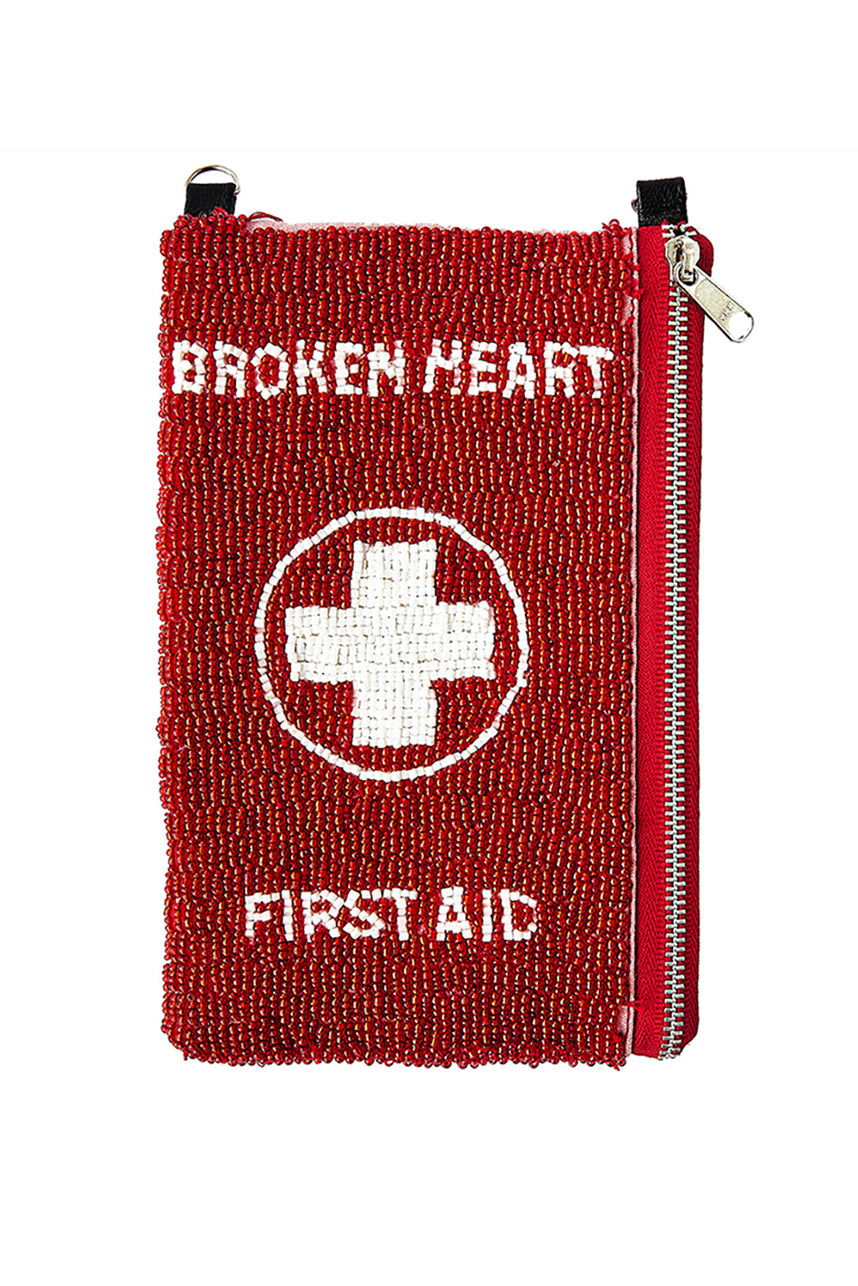 Broken Heart First Aid Phone Bag