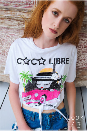 Coco Libre Crop Top T-Shirt