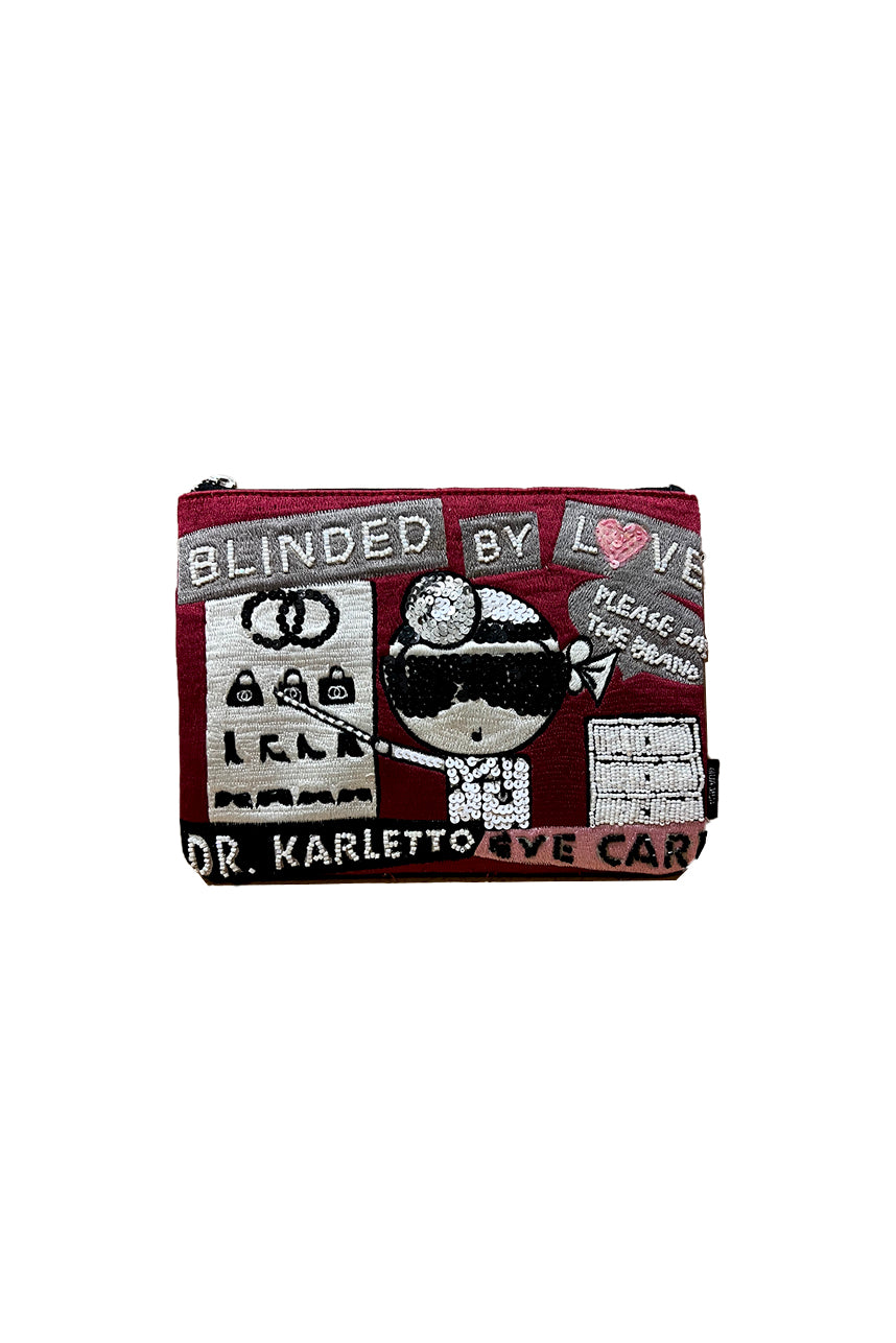 BLINDED BY LOVE DR. KARLETTO EYE CARE Zip Pochette